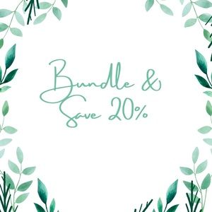 Bundle and Save 20% on 2 or more pieces.